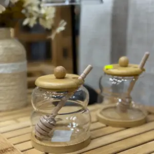 ظرف عسل درب بامبو