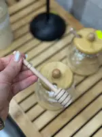 ظرف عسل درب بامبو - Image 3