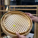 سینی گرد بامبو