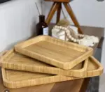 سینی مستطیل بامبو